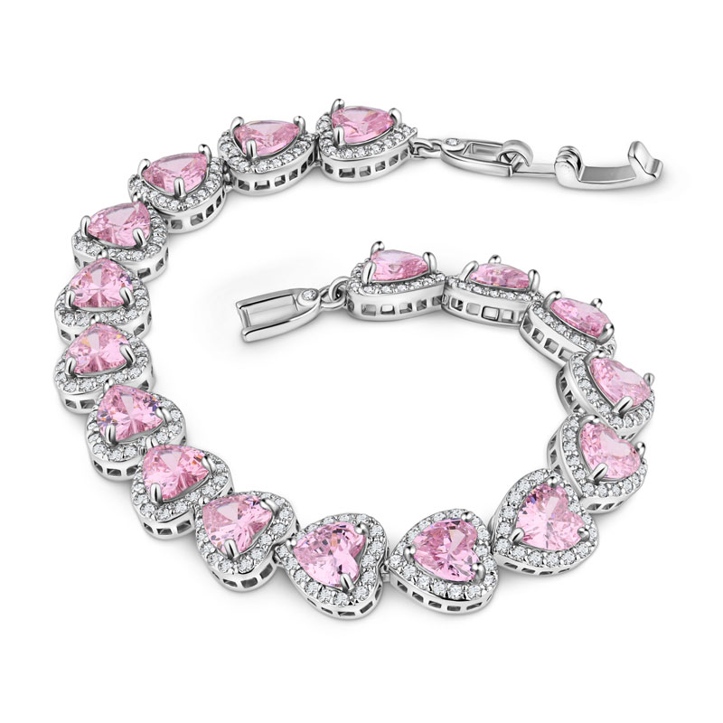 Pink Heart Bracelet